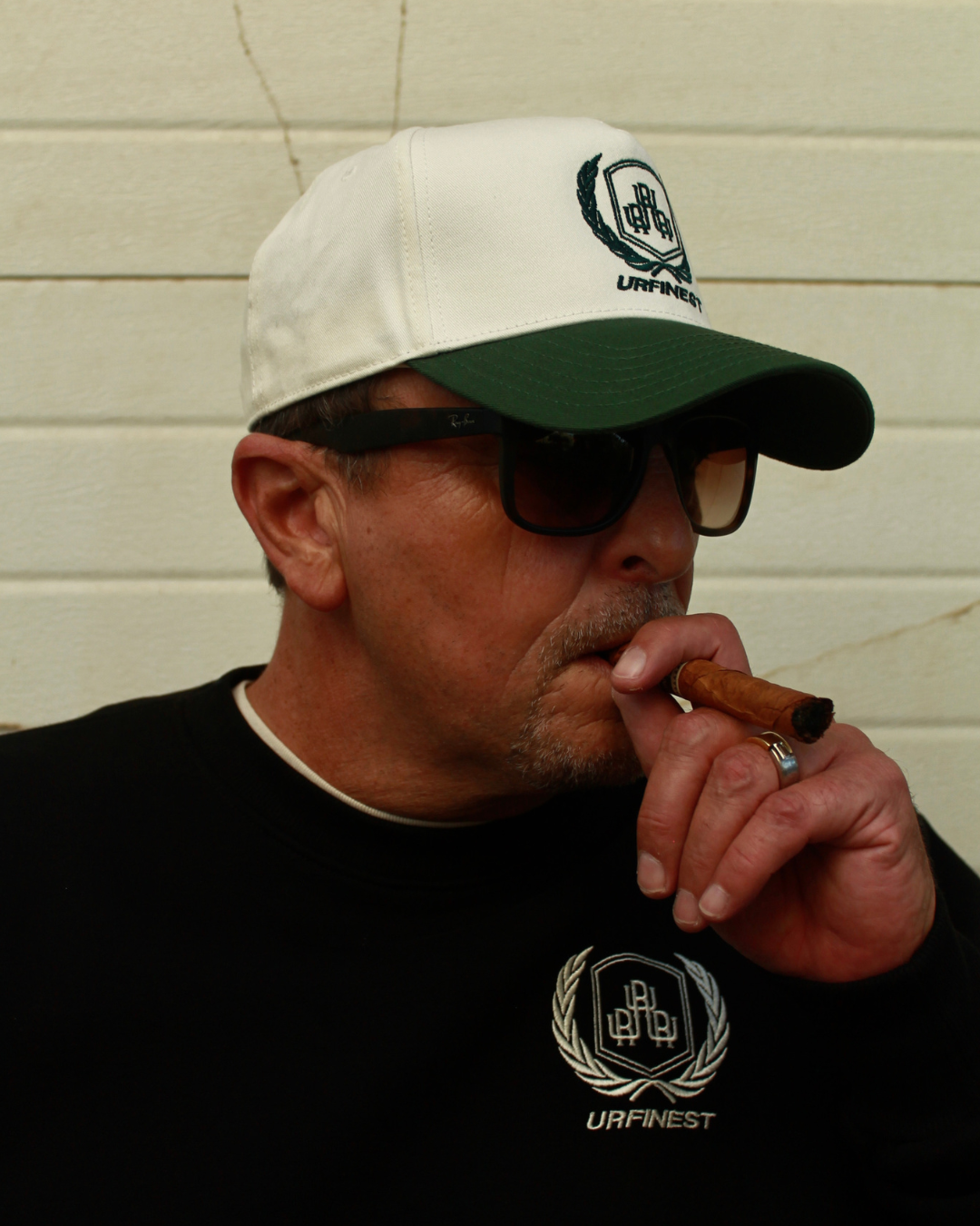URFINEST CREST FOREST GREEN CAP