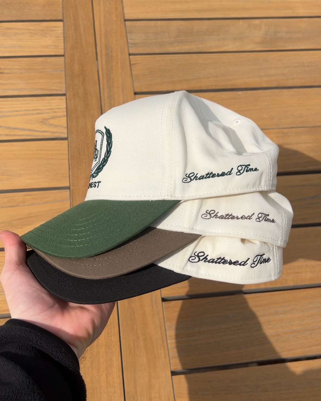 URFINEST CREST FOREST GREEN CAP