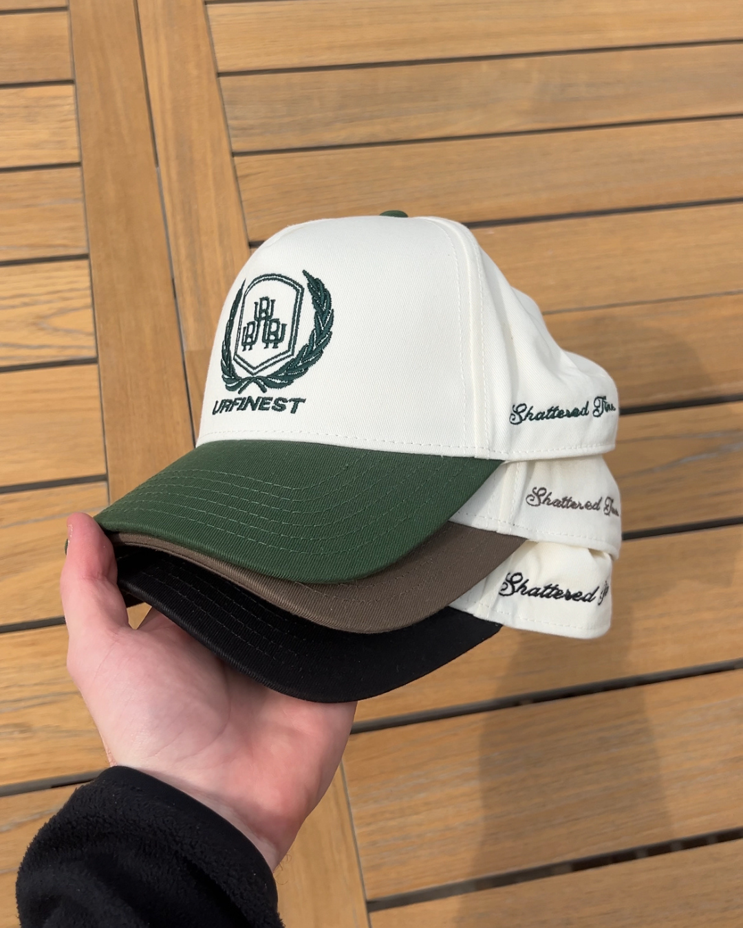 URFINEST CREST FOREST GREEN CAP
