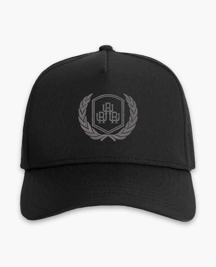 BLACK ATHLETIC CAP