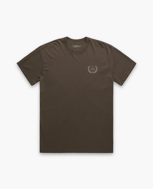 CREST BROWN T-SHIRT