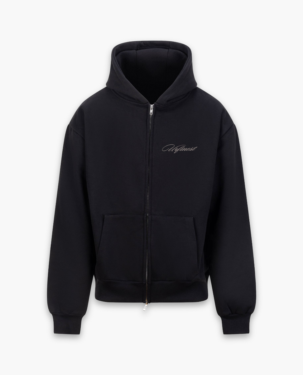 URFINEST DEEP BLACK ZIP-UP