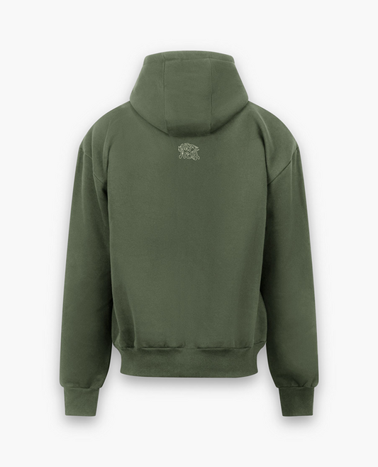 ST EARTHY GREEN ZIP-UP