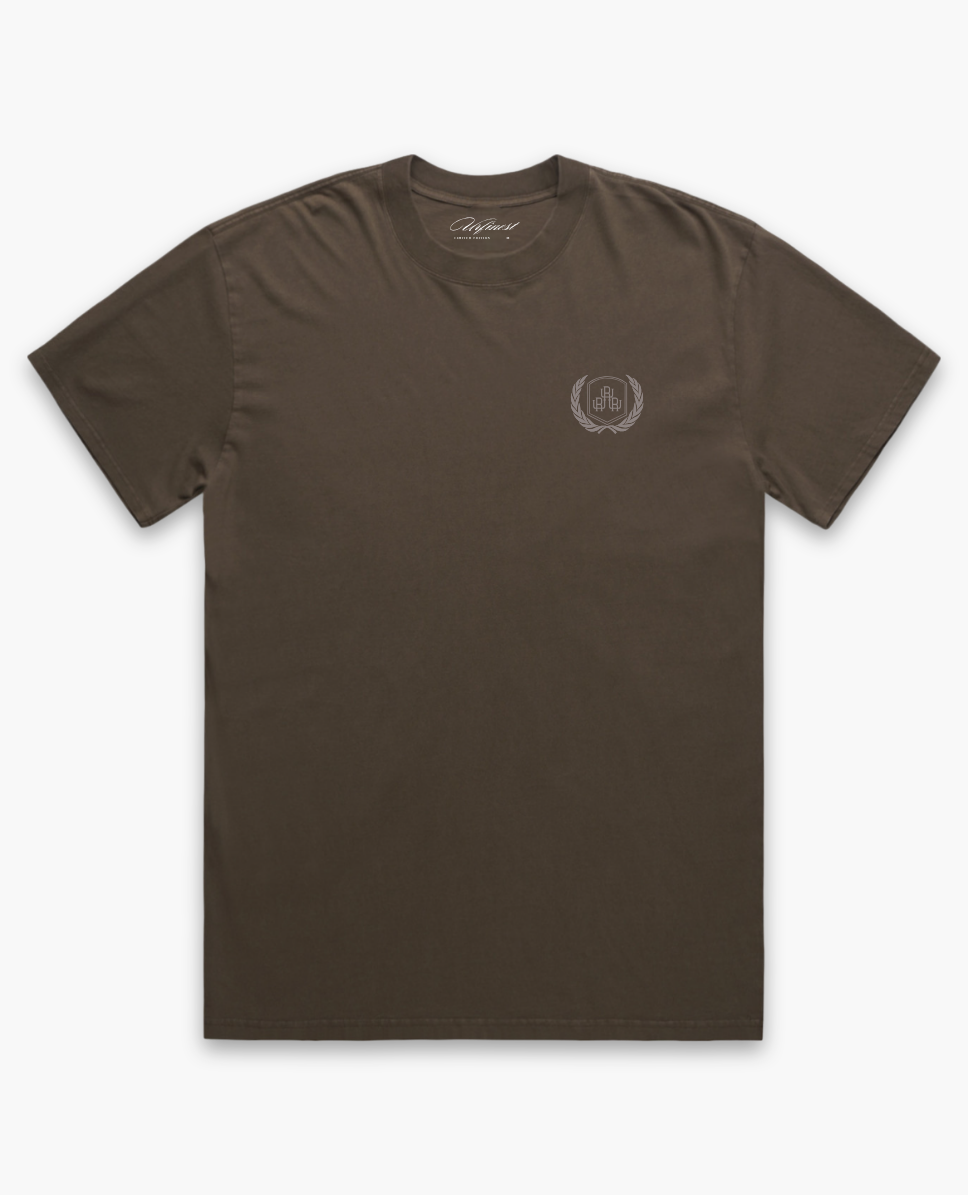 CREST BROWN T-SHIRT