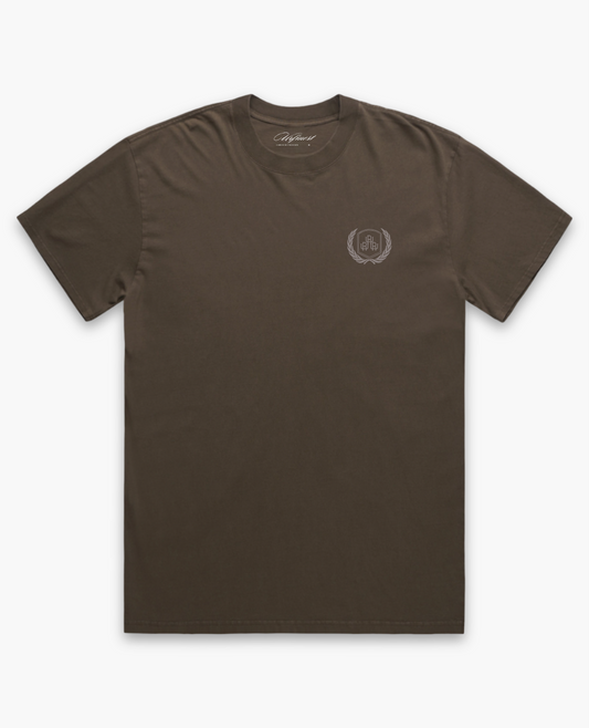 CREST BROWN T-SHIRT