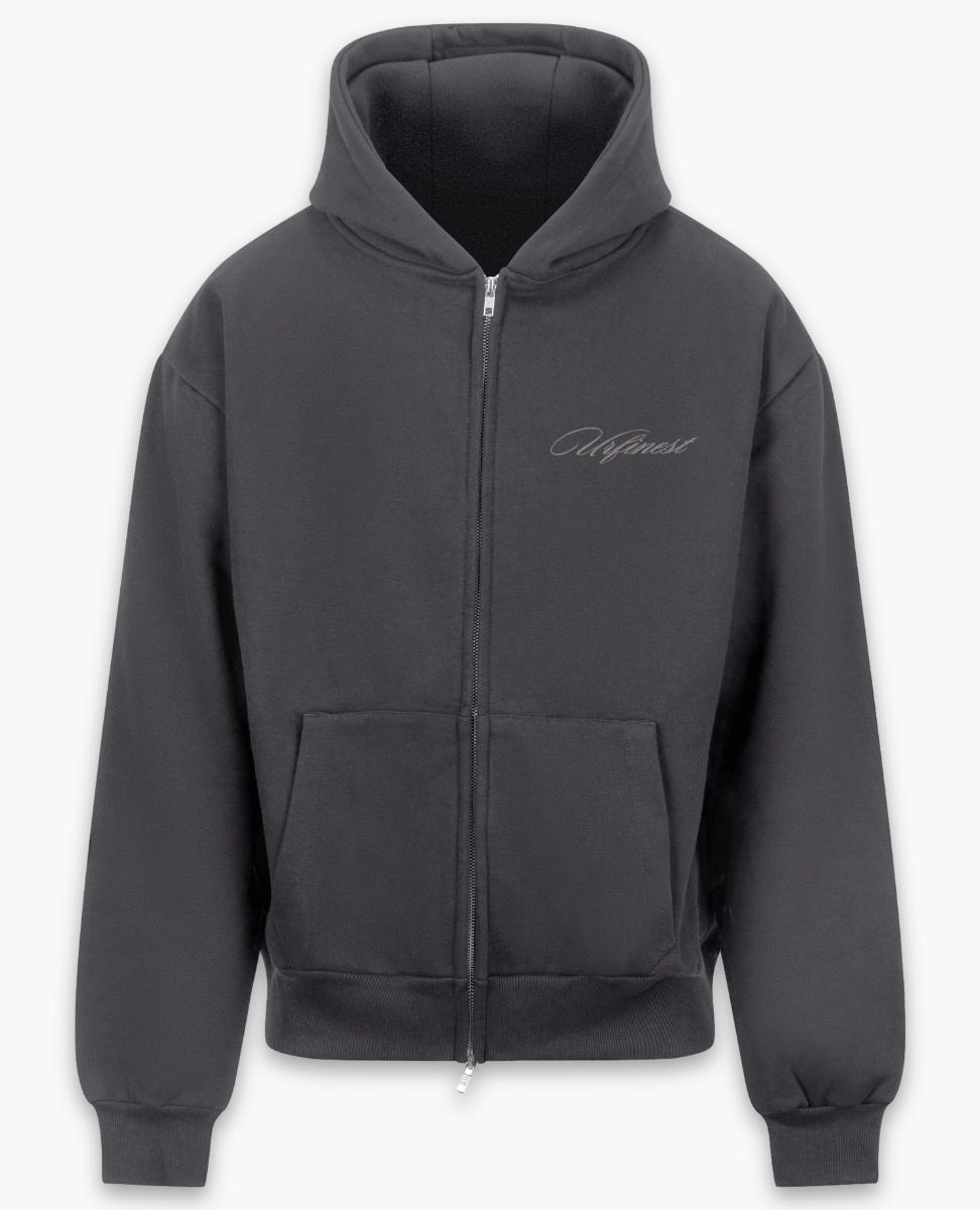 URFINEST CHARCOAL ZIP-UP
