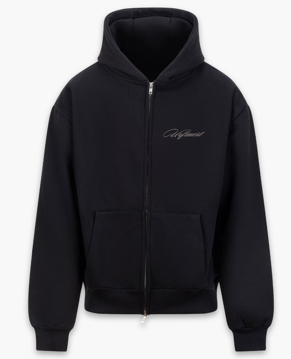 URFINEST DEEP BLACK ZIP-UP