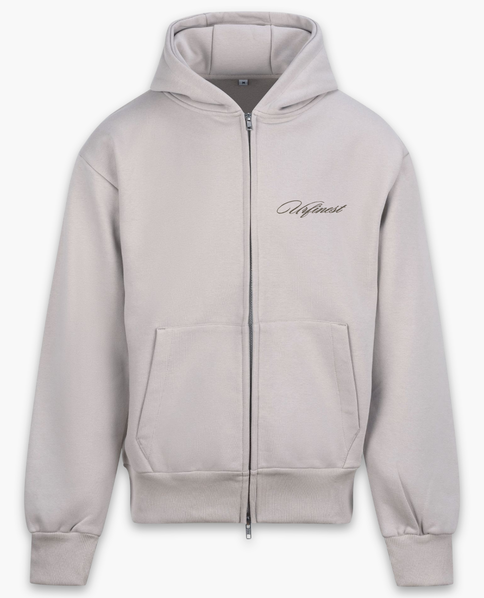 URFINEST NATURAL STONE ZIP-UP