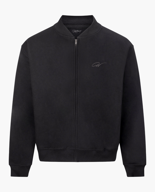 U BLACK ZIP JACKET