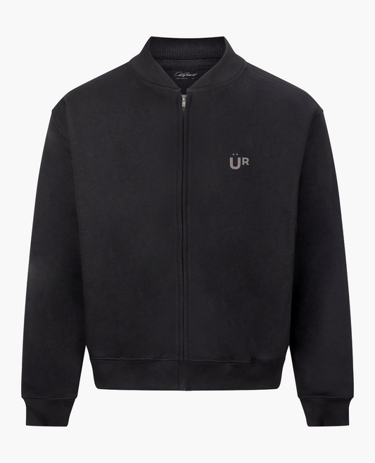 U BLACK ZIP JACKET