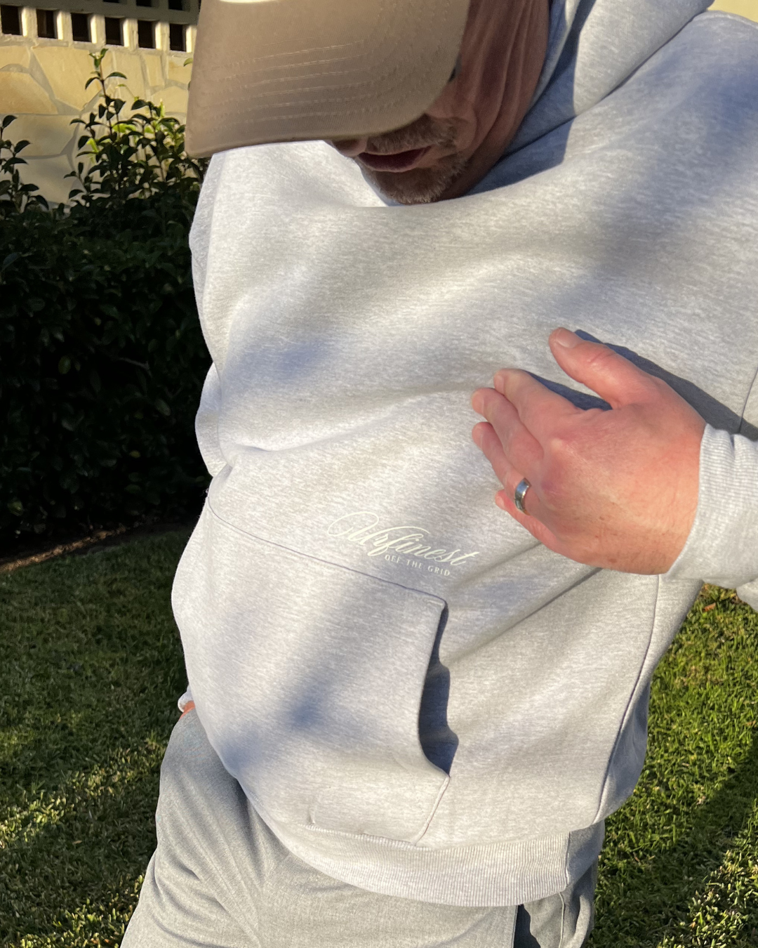 URFINEST HEATHER GREY HOODIE